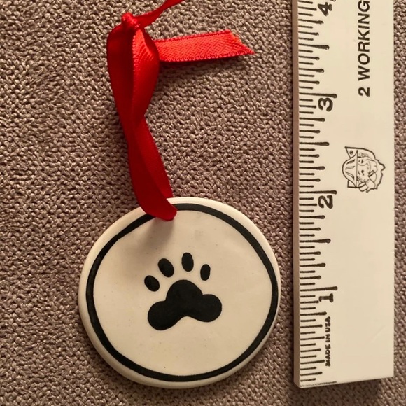 Beagle Ornament with Unique "Dangling Legs" Hand Painted and Easily Personalized - Picture 3 of 4